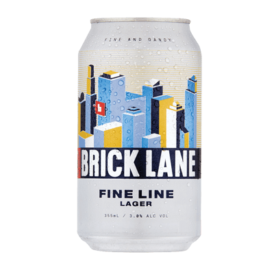 Brick Lane Fine Line Lager Craft Beer Brick Lane Brewing Co