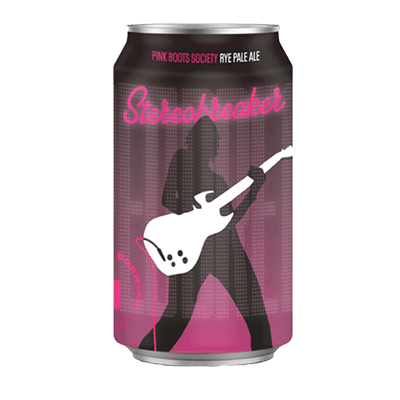 Brick Lane Pink Boots Stereobreaker Rye Pale Ale 375ml Can Brick Lane Brewing Co