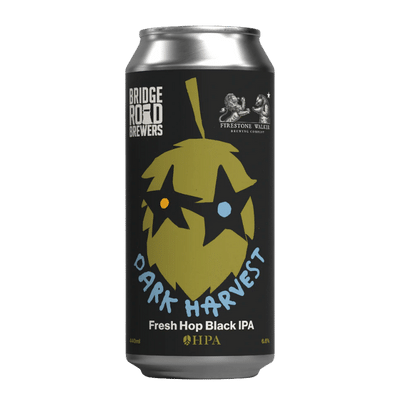 Bridge Road x Firestone Walker Dark Harvest Fresh Hop Black IPA 440ml Can Craft Beer Bridge Road Brewers
