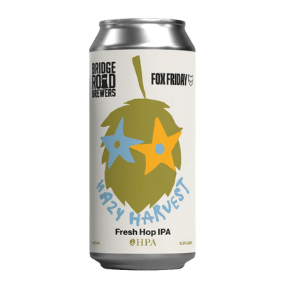 Bridge Road x Fox Friday Hazy Harvest Fresh Hop IPA 440ml Can Craft Beer Bridge Road Brewers