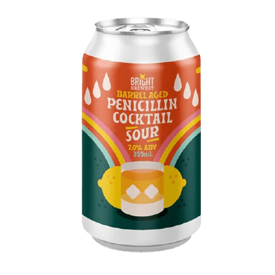 Bright Brewery Barrel Aged Penicillin Cocktail Sour Craft Beer Bright Brewery
