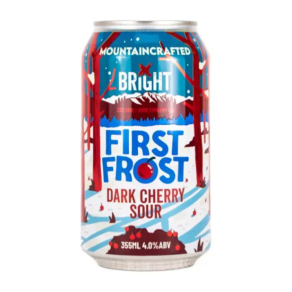 Bright Brewery First Frost Dark Cherry Sour 355ml Can Craft Beer Bright Brewery