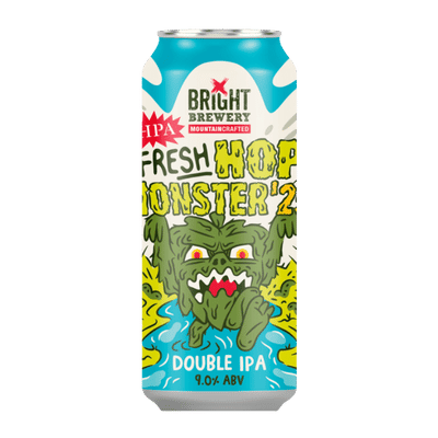 Bright Brewery Fresh Hop Monster Double IPA 440ml Can Craft Beer Bright Brewery