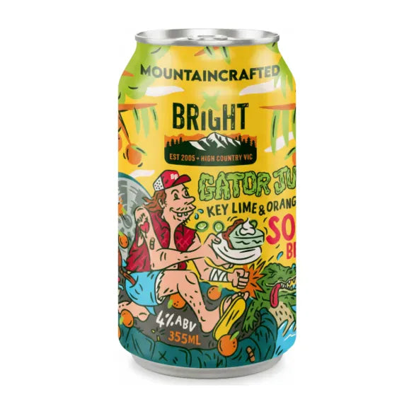Bright Brewery Gator Juice Key Lime & Orange Sour 355ml Can Craft Beer Bright Brewery