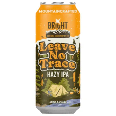 Bright Brewery Leave No Trace Hazy IPA 440ml Can Craft Beer Bright Brewery
