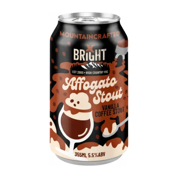 Bright Brewery Salted Caramel Affogato Stout 355ml Can Craft Beer Bright Brewery