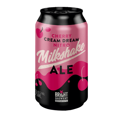 Bright Cherry Cream Dream Nitro Milkshake Ale Craft Beer Bright Brewery