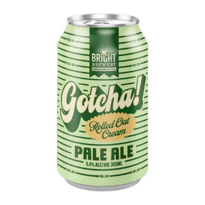 Bright Gotcha! Rolled Oat Cream Pale Ale 355ml Can Craft Beer Bright Brewery