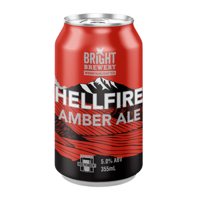 Bright Hellfire Amber Ale 355ml Can Craft Beer Bright Brewery