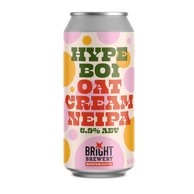 Bright Hype Boi Oat Cream NEIPA Craft Beer Bright Brewery