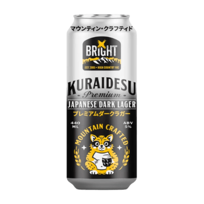 Bright Kuraidesu Japanese Dark Lager 440ml Can Craft Beer Bright Brewery