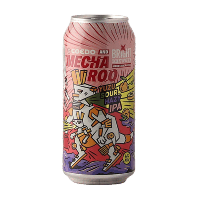 Bright MechaRoo Yuzu Sour Hazy IPA 440ml Can Craft Beer Bright Brewery