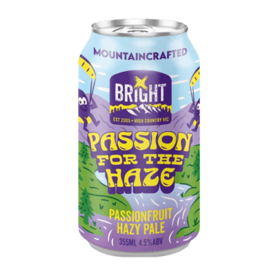 Bright Passion For The Haze Passionfruit Hazy Pale Ale 355ml Can Craft Beer Bright Brewery