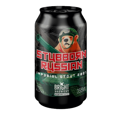 Bright Stubborn Russian Imperial Stout 2021 355ml Can Craft Beer Bright Brewery