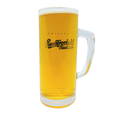 Budejovicky Budvar 300ml Tall Mug With Handle Glassware Budweiser Budvar Brewery