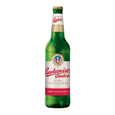 Budweiser Budvar Original Czech Lager 500ml Bottle Craft Beer Budweiser Budvar Brewery