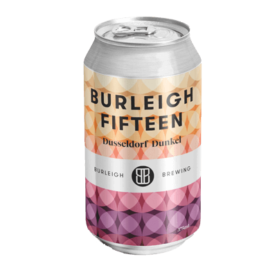 Burleigh Fifteen Dusseldorf Smoked Dunkel 375ml Can Craft Beer Burleigh Brewing Company