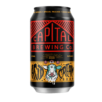 Capital Acid Cream Sour 375ml Can Craft Beer Capital Brewing