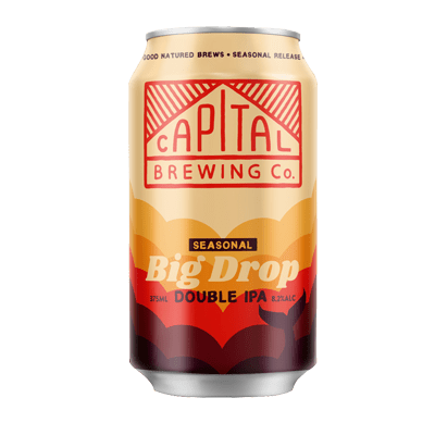 Capital Big Drop Double IPA Craft Beer Capital Brewing Co