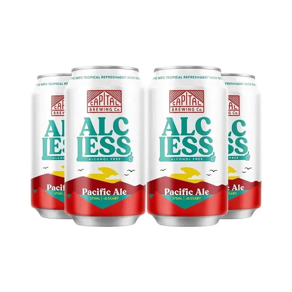 Capital Brewing Alc-Less Pacific Ale Pack of 4 Sans Drinks Bundle Capital Brewing Co