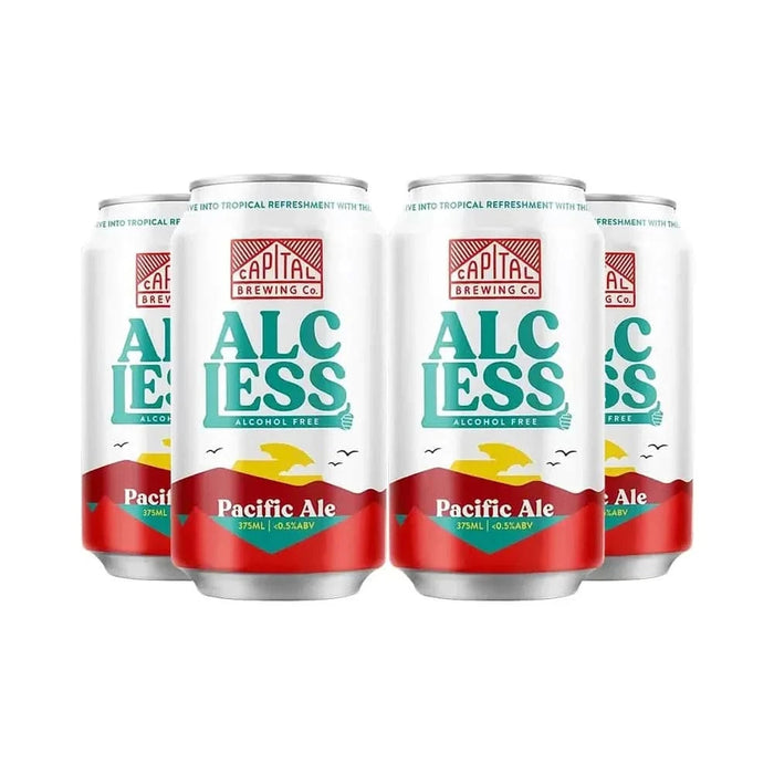 Capital Brewing Alc-Less Pacific Ale Pack of 4 Sans Drinks Bundle Capital Brewing Co