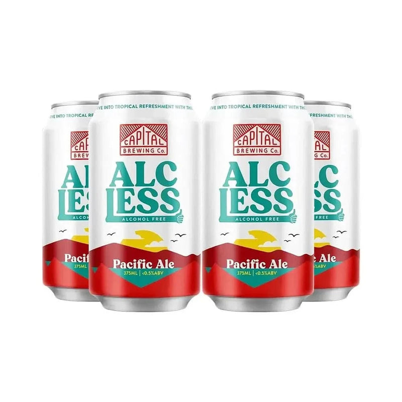 Capital Brewing Alc-Less Pacific Ale Pack of 4 Sans Drinks Bundle Capital Brewing Co