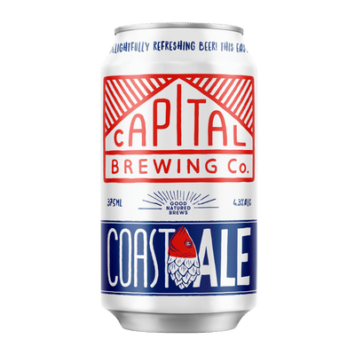 Capital Coast Ale 375ml Can Craft Beer Capital Brewing Co