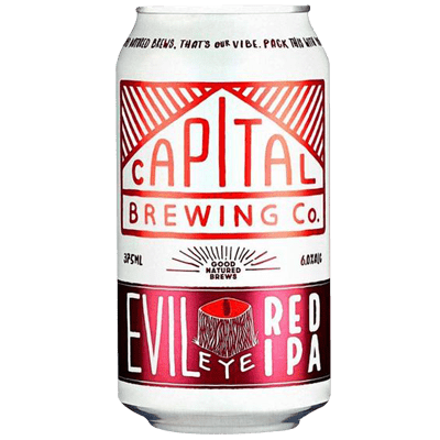 Capital Evil Eye Red IPA Craft Beer Capital Brewing Co