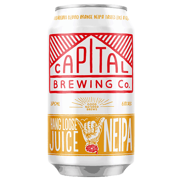 Capital Hang Loose Juice New England IPA Craft Beer Capital Brewing Co