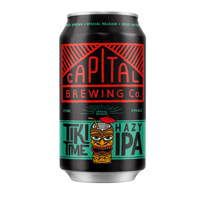 Capital Tiki Time Coconut NEIPA 375ml Can Craft Beer Capital Brewing