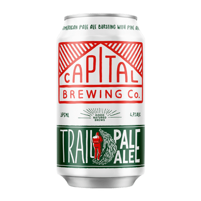 Capital Trail Pale Ale Craft Beer Capital Brewing Co
