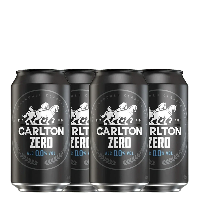 Carlton Zero Non Alcoholic Beer Cans