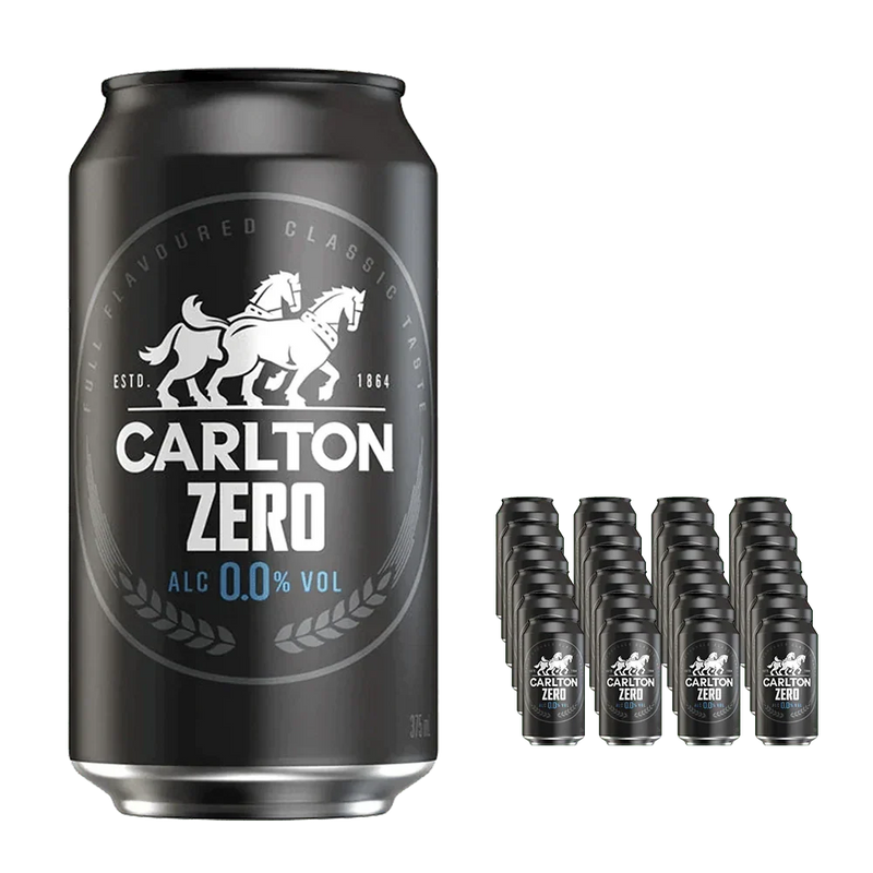 Carlton Zero Non Alcoholic Beer Cans