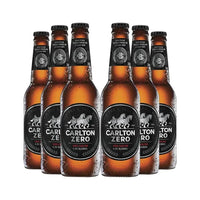 Carlton Zero Non Alcoholic Beer Bottles Pack of 6 Sans Drinks Bundle Carlton Zero