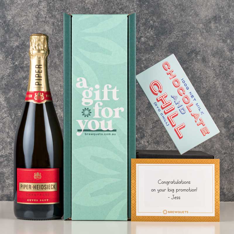 Champagne & Chocolate Hamper Champagne & Sparkling Brewquets