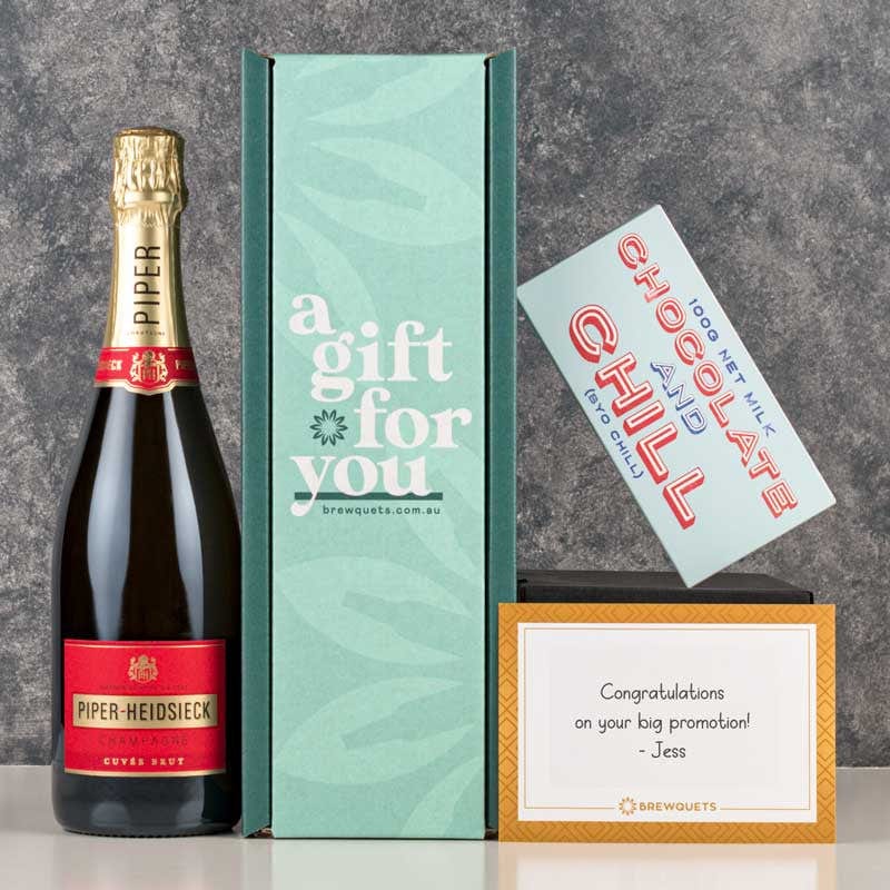 Champagne & Chocolate Hamper Champagne & Sparkling Brewquets