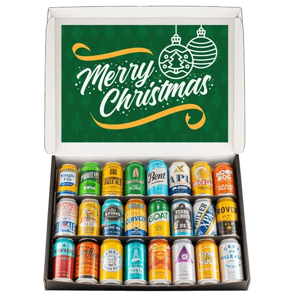 Christmas 24 Beer Box Gift Boxes & Tins Beer Cartel