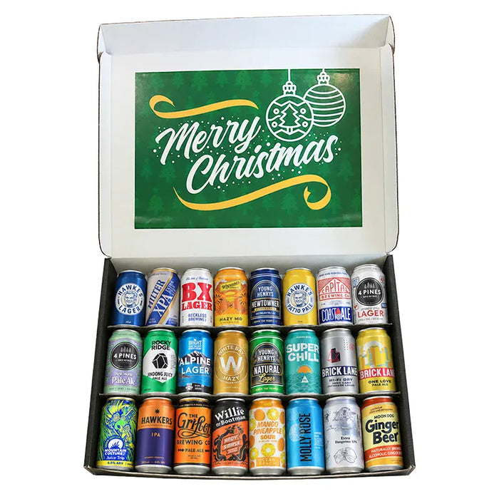 Christmas 24 Beer Box Gift Boxes & Tins Beer Cartel