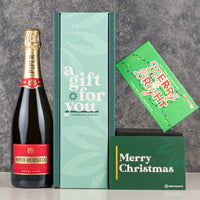 Christmas Champagne & Chocolate Hamper Champagne & Sparkling Brewquets