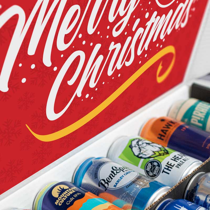 Christmas Craft Beer Box Gift Boxes & Tins Beer Cartel