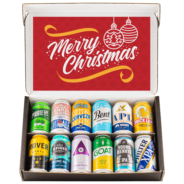 Christmas Craft Beer Box Gift Boxes & Tins Beer Cartel