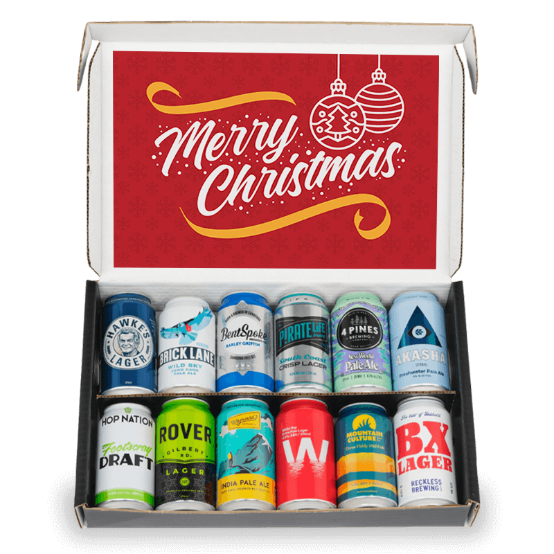 Christmas Craft Beer Box Gift Boxes & Tins Beer Cartel