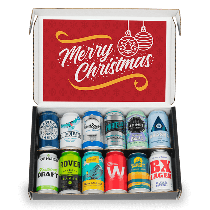 Christmas Craft Beer Box Gift Boxes & Tins Beer Cartel