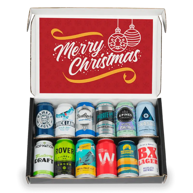 Christmas Craft Beer Box Gift Boxes & Tins Beer Cartel