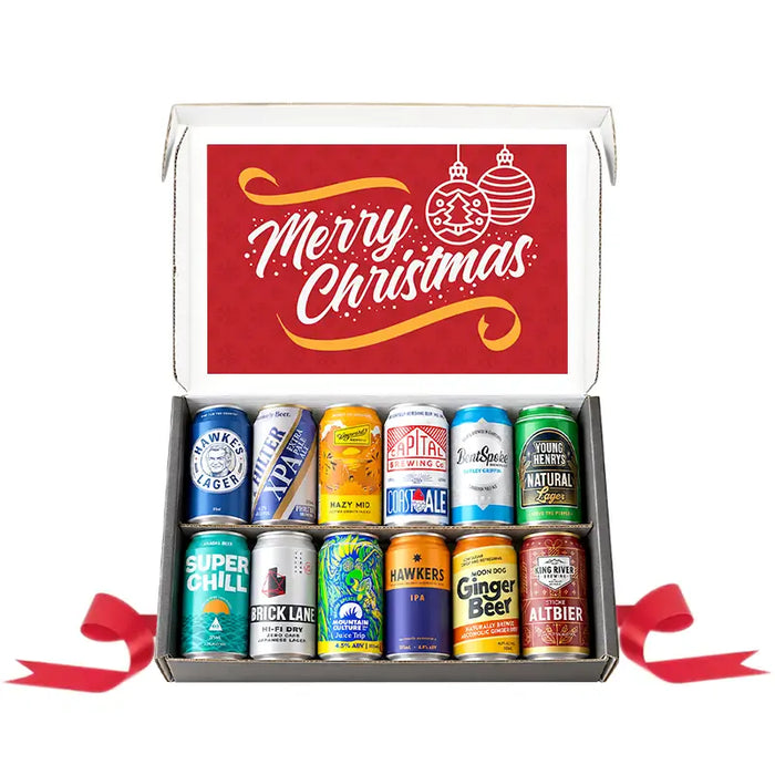 Christmas Craft Beer Box Gift Boxes & Tins Beer Cartel