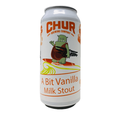 Chur A Bit Vanilla Milk Stout Single Chur Brewing Company