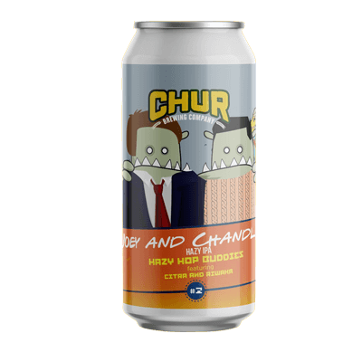 Chur Joey and Chandler Hazy Hop Buddies IPA Single Chur Brewing Company