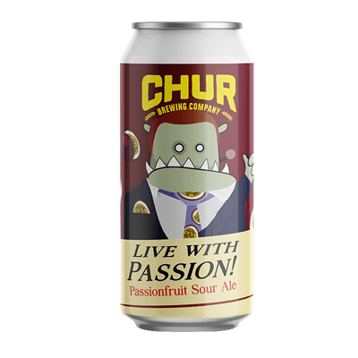 Chur Live With Passion Passionfruit Sour Ale Single Chur Brewing Company