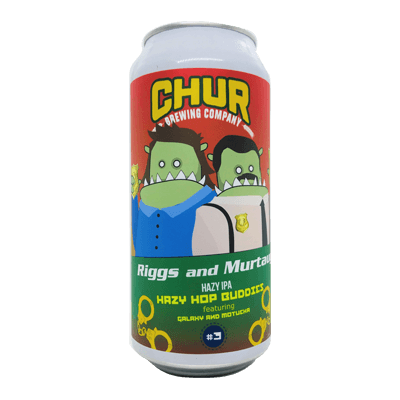 Chur Riggs And Murtaugh - Hazy Hop Buddies IPA #3 Single Chur Brewing Company