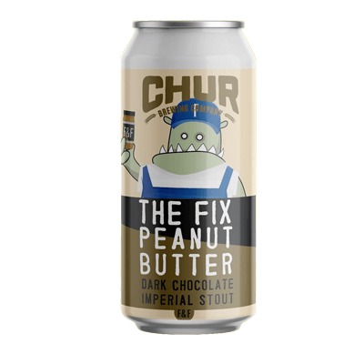 Chur The Fix Chocolate Peanut Butter Imperial Stout Single Chur Brewing Company